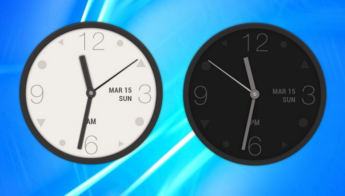 HTC One M9 Analog Clock 1_XWidget Download WebSite. Live Wallpaper ,Widget,gadget,dashboard,rainmeter,dock,weather,customization
