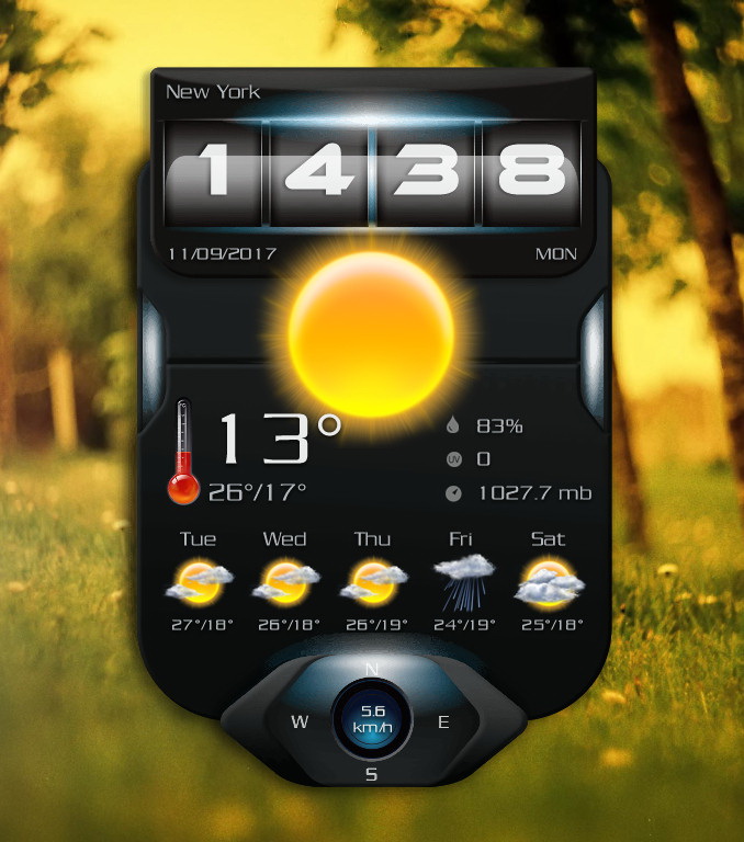 Weather Widget Control Intelligic Weather Widget_XWidget Download WebSite. Live Wallpaper ...